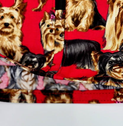 Yorkie Dog Print Catheter Bag Cover: 2000ml Foley Bag