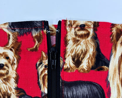 Yorkie Dog Print Catheter Bag Cover: 2000ml Foley Bag