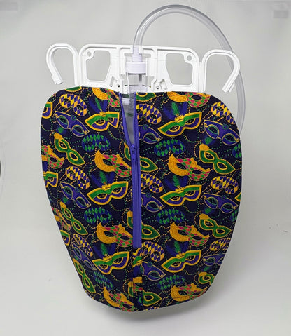 Mardi Gras Catheter Bag Cover