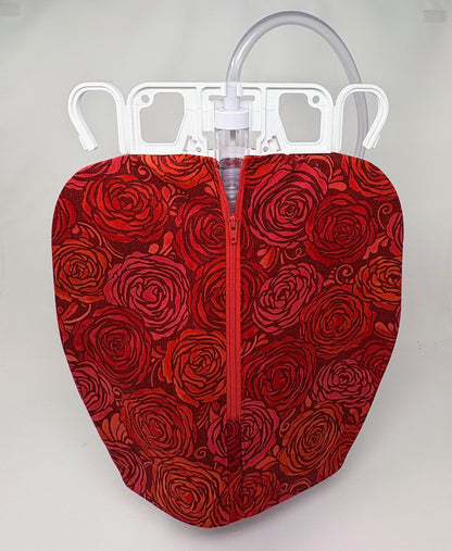 Red Roses Catheter Bag Cover