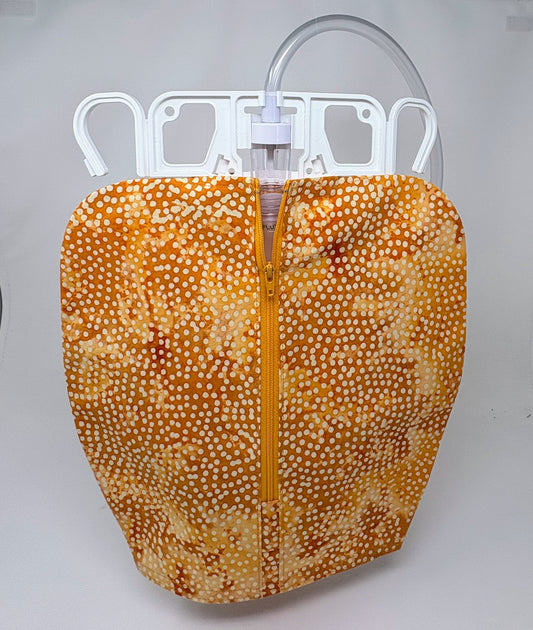 Sunny Yellow Batik Catheter Bag Cover
