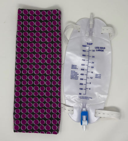 Leg Bag Cover Soft Flannel fits 1000ml size