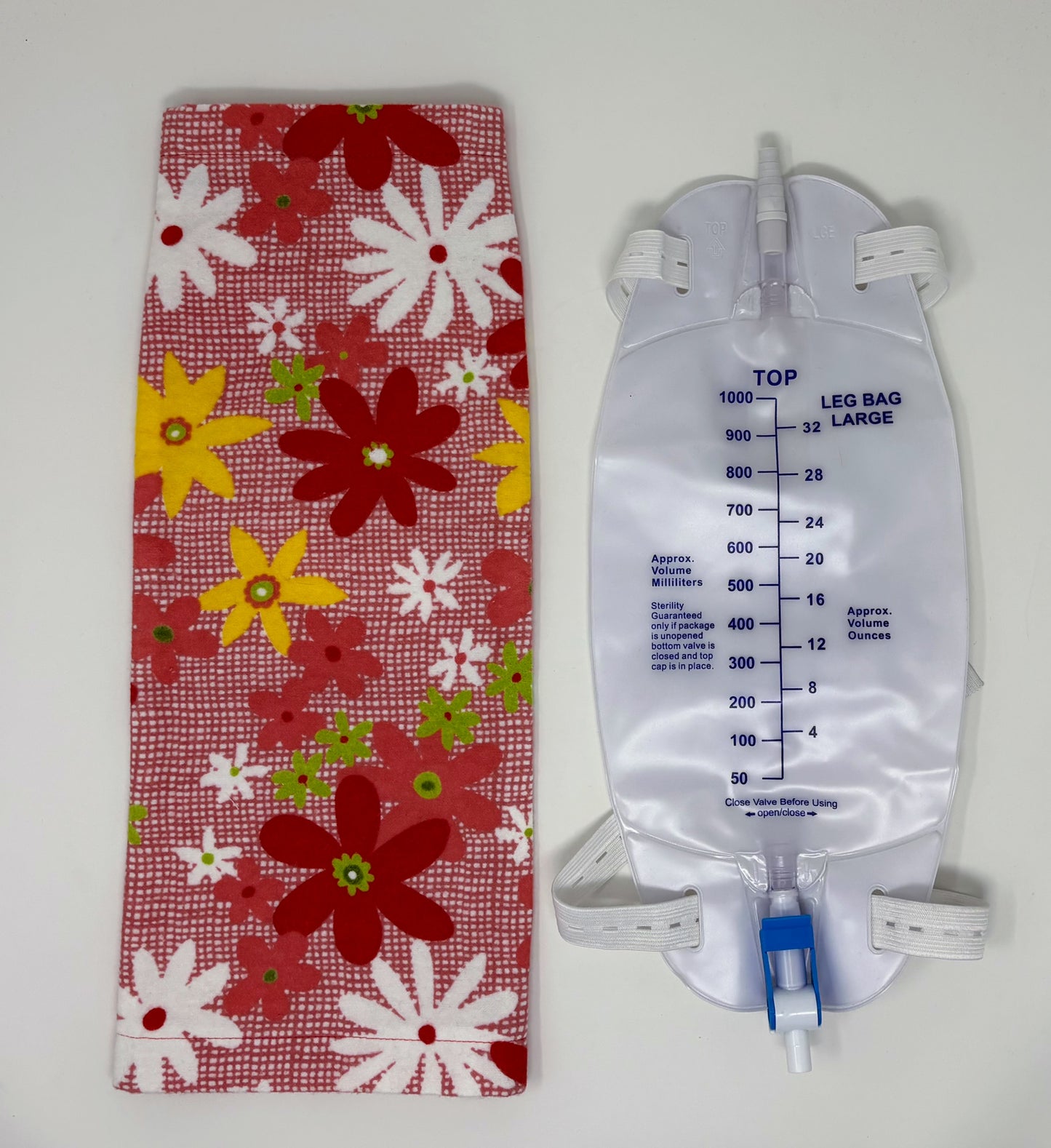 Floral Leg Bag Cover