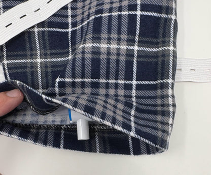 Leg bag cover for 1000ml - Flannel Plaid