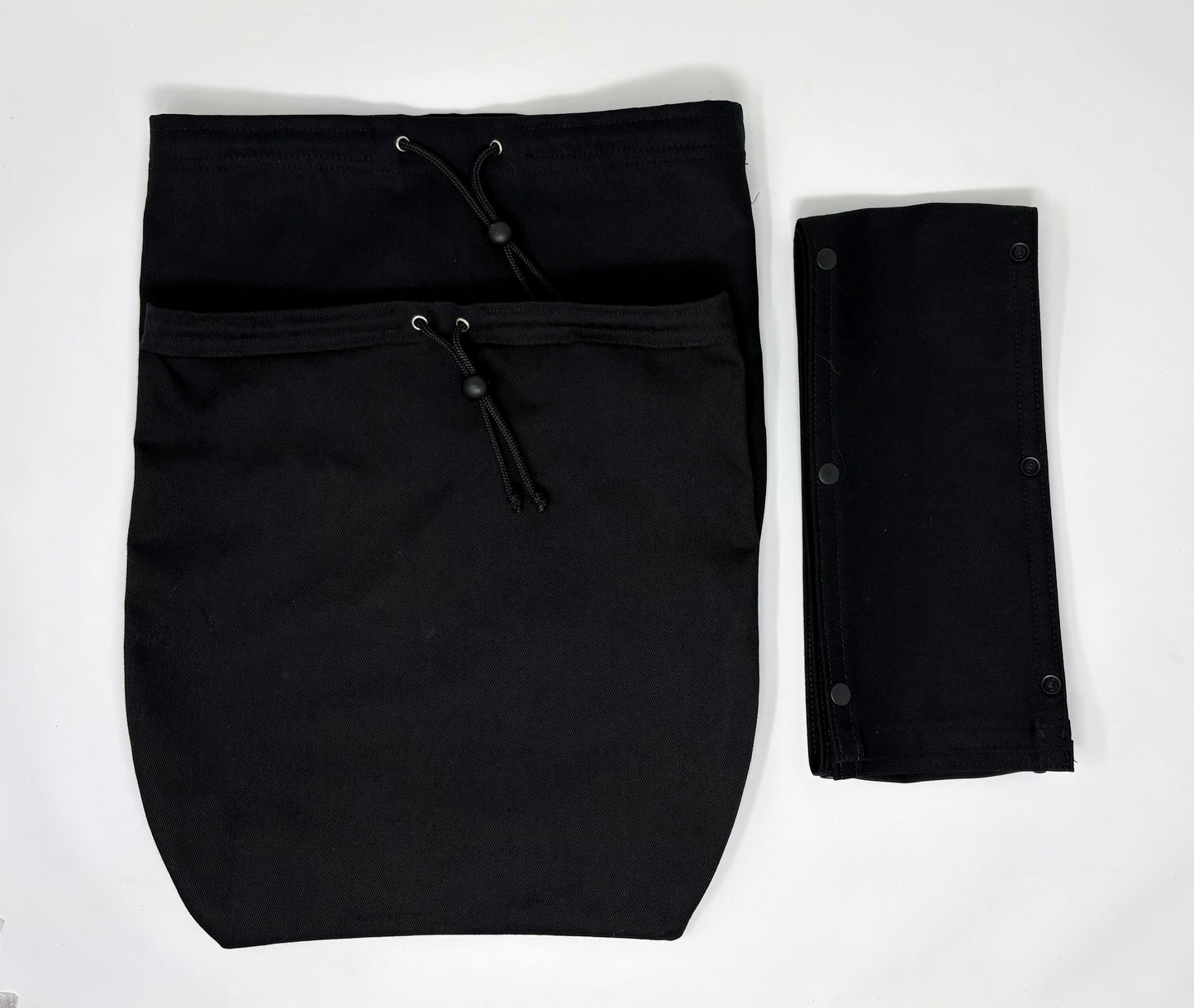 Drawstring urine bag cover and snap around tubing cover - custom