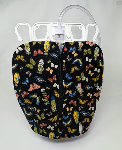 Butterflies Catheter Bag cover for double hanger Bard 2000ml